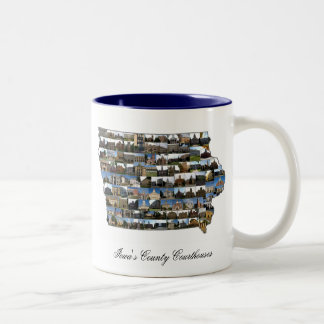 2 Couleurs Tasse de projet de tribunal de l'Iowa