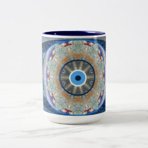2 Couleurs Tasse de protection "d'oeil mauvais"