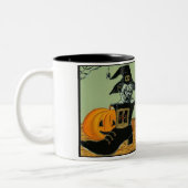 2 Couleurs Tasse de Pug Sorcière (Gauche)