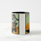 2 Couleurs Tasse de Pug Sorcière (Centre)