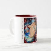 2 Couleurs Tasse de puissance de Doula (Devant gauche)