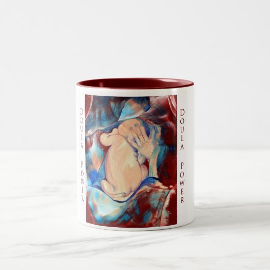 2 Couleurs Tasse de puissance de Doula (Centre)