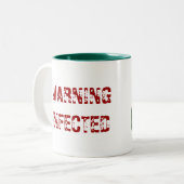 2 Couleurs Tasse de quarantaine (Devant gauche)