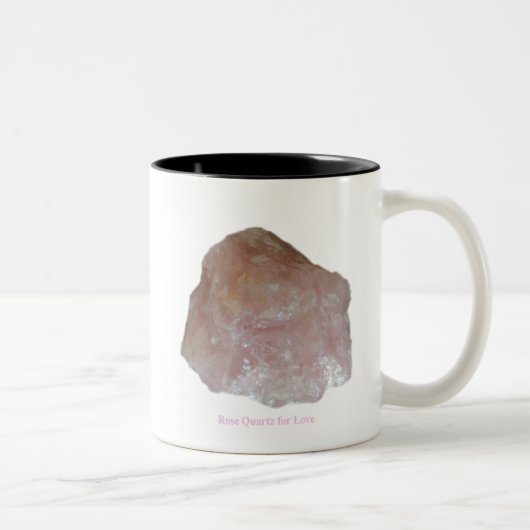 2 Couleurs Tasse de quartz rose par IreneDesign2011 (Droit)
