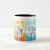 2 Couleurs Tasse de quatre saisons (Centre)