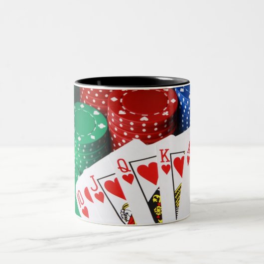 2 Couleurs Tasse de quinte royale (Centre)