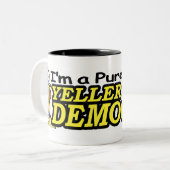 2 Couleurs Tasse de race de Yeller Dawg (Devant gauche)