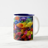 2 Couleurs tasse de rainbowfish (Devant droit)