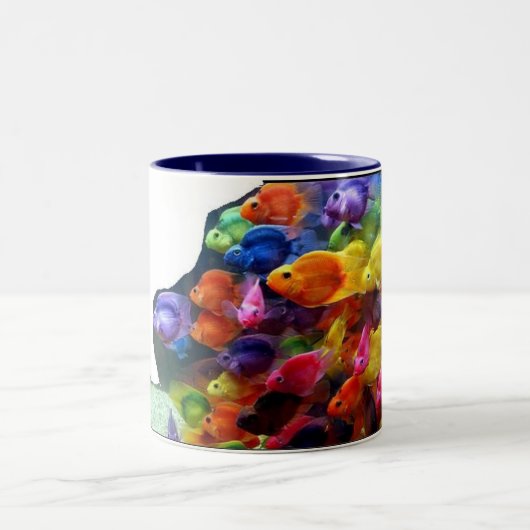 2 Couleurs tasse de rainbowfish (Centre)
