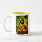 2 Couleurs Tasse de Ras Tafari - jaune (Gauche)