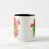 2 Couleurs Tasse de Rastafari (Centre)