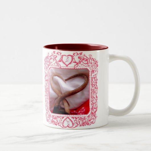 2 Couleurs Tasse de rat de Valentine (Droit)