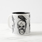 2 Couleurs Tasse de Raven Poe (Devant gauche)