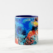 2 Couleurs Tasse de récif coralien (Centre)