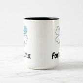 2 Couleurs Tasse de recyclage de Fortuna (Centre)
