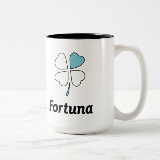 2 Couleurs Tasse de recyclage de Fortuna (Droit)