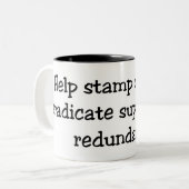 2 Couleurs Tasse de redondance (Devant gauche)