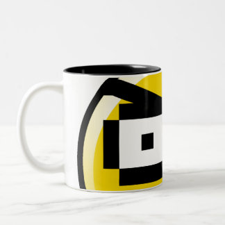 2 Couleurs Tasse de regard fixe d'éclat