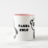 2 Couleurs Tasse de règle de panda (Centre)