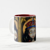 2 Couleurs Tasse "de reine alchimique" (Devant gauche)
