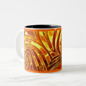 2 Couleurs Tasse de remous de souci (Devant gauche)