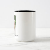 2 Couleurs Tasse de repos de visage de poussin (Centre)