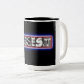 2 Couleurs Tasse de #RESIST (Devant droit)