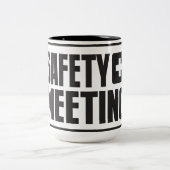 2 Couleurs tasse de réunion de sécurité (Centre)