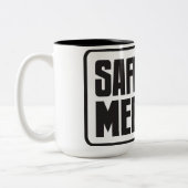 2 Couleurs tasse de réunion de sécurité (Gauche)