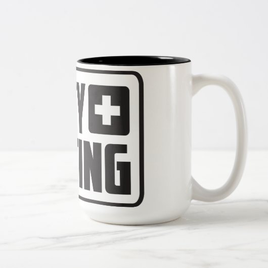 2 Couleurs tasse de réunion de sécurité (Droit)