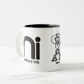 2 Couleurs Tasse de robots (Devant gauche)