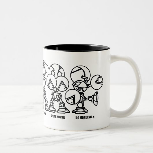 2 Couleurs Tasse de robots (Droit)