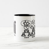 2 Couleurs Tasse de robots (Centre)