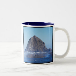 2 Couleurs Tasse de roche de meule de foin