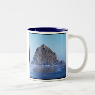 2 Couleurs Tasse de roche de meule de foin