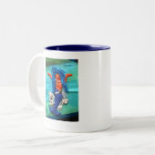 2 Couleurs Tasse de roche de sirènes (Devant gauche)