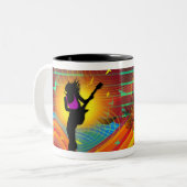 2 Couleurs Tasse "de roche de soleil" (Devant gauche)