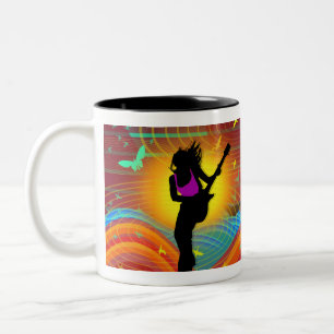 2 Couleurs Tasse "de roche de soleil"
