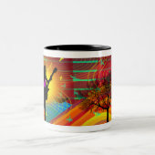 2 Couleurs Tasse "de roche de soleil" (Centre)