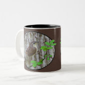 2 Couleurs Tasse de roitelet de bébé (Devant gauche)