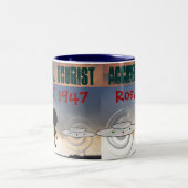 2 Couleurs Tasse de Roswell 1947 (Centre)