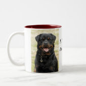 2 Couleurs Tasse de rottweiler (Gauche)