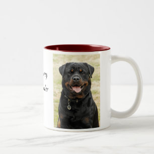 2 Couleurs Tasse de rottweiler