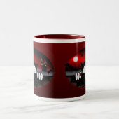 2 Couleurs Tasse de rouge de Kilroy- de vampire (Centre)
