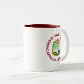 2 Couleurs Tasse de rouge foncé de joint de GAM (Devant droit)
