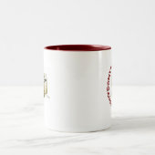 2 Couleurs Tasse de rouge foncé de joint de GAM (Centre)