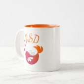 2 Couleurs Tasse de ruban de soeurs de l'oiseau RSD de RSD (Devant gauche)