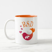 2 Couleurs Tasse de ruban de soeurs de l'oiseau RSD de RSD (Gauche)