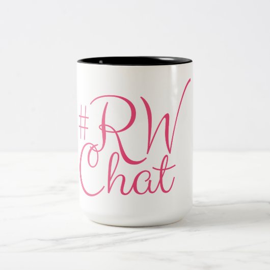 2 Couleurs Tasse de #RWChat (Centre)