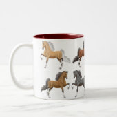 2 Couleurs Tasse de Saddlebreds d'Américain (Gauche)